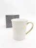 Gold Lined Cat Mug Cup Set (4ps) With Gift Box 350ml (12oz)